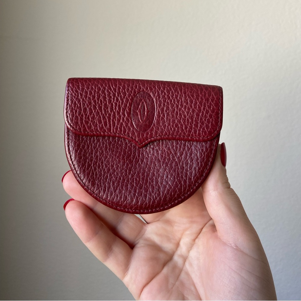 Must de Cartier leather coins wallet